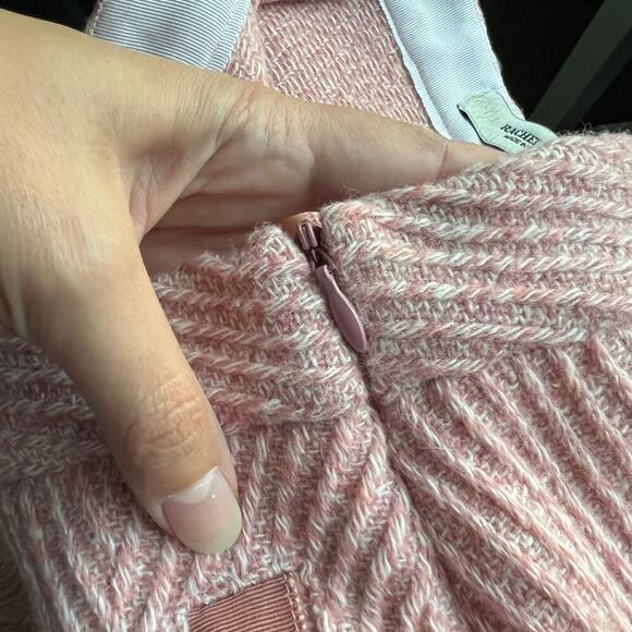 Rachel Comey Bell Short in Light Pink Tweed Chevron Size 6 - Picture 6 of 10